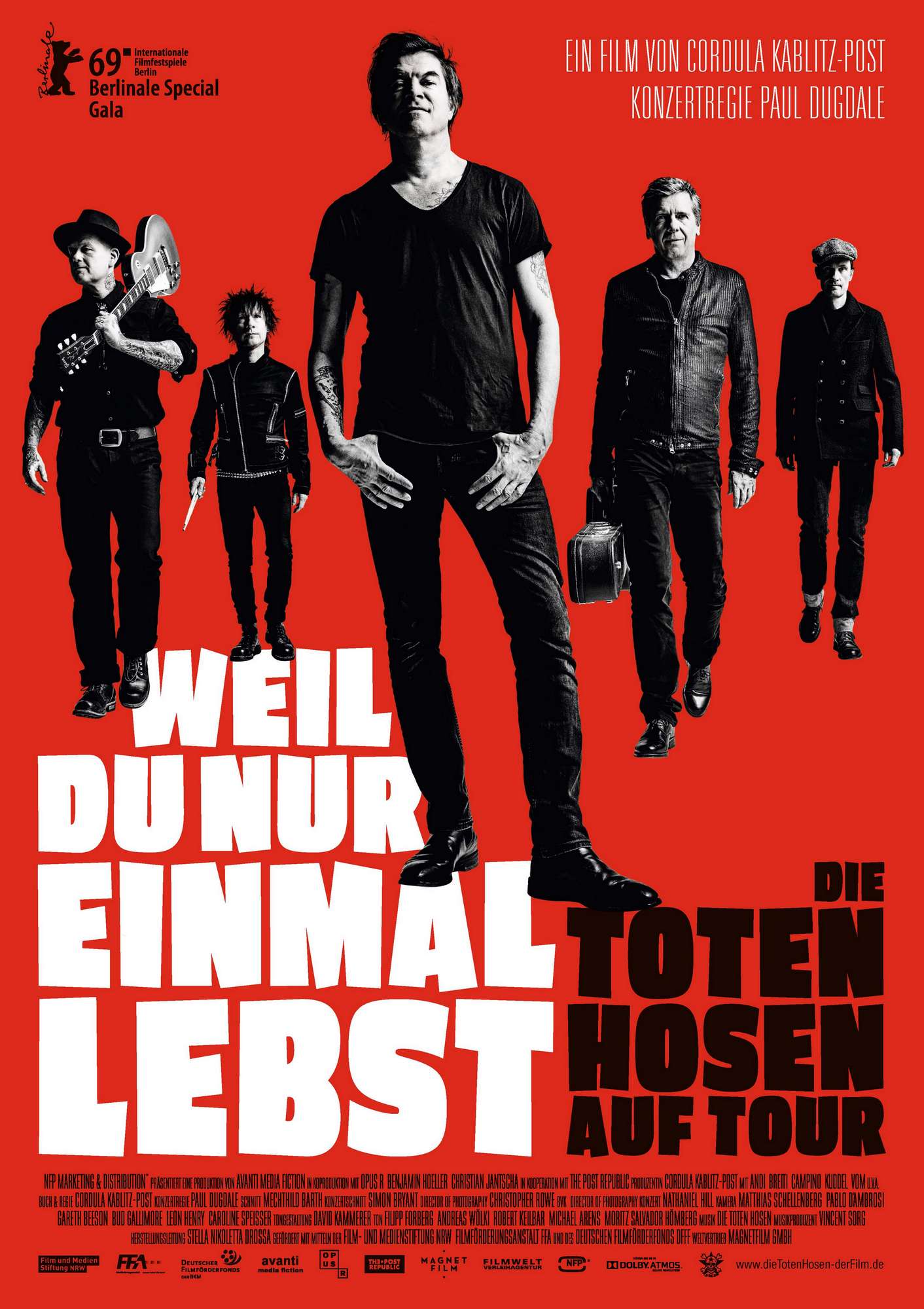 We are happy to announce that our documentary “Die Toten Hosen – You only live once” will be celebrating its World Premiere in the Special Gala section of this year’s 69th Berlinale. The German punkrock band DIE TOTEN HOSEN is a phenomenon of superlatives. The concert documentary shows ...